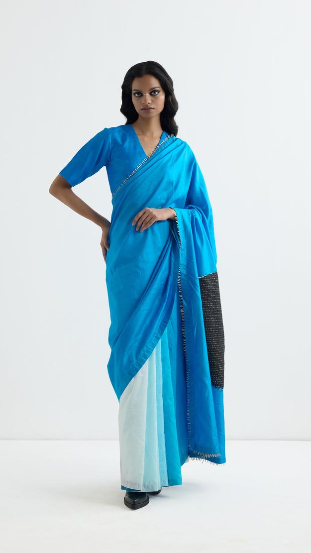 Moon Metal Saree