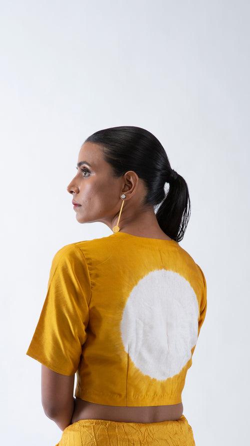 NAMI MOON BLOUSE - MUSTARD