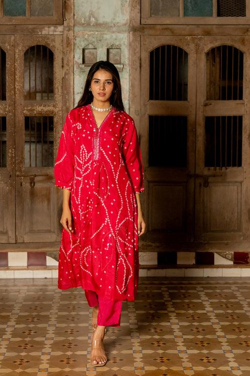 Falak kurta set with dupatta