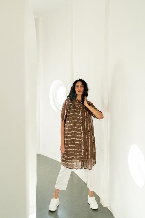 Rosewood Bandhej Tunic