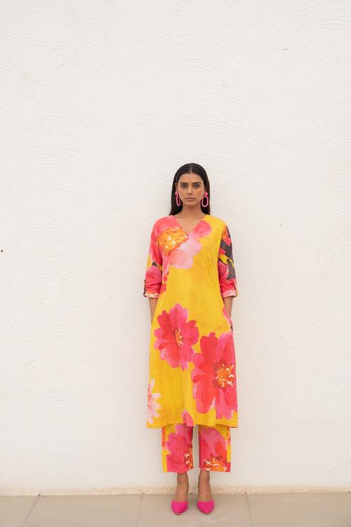 Floral Rhapsody Kurta