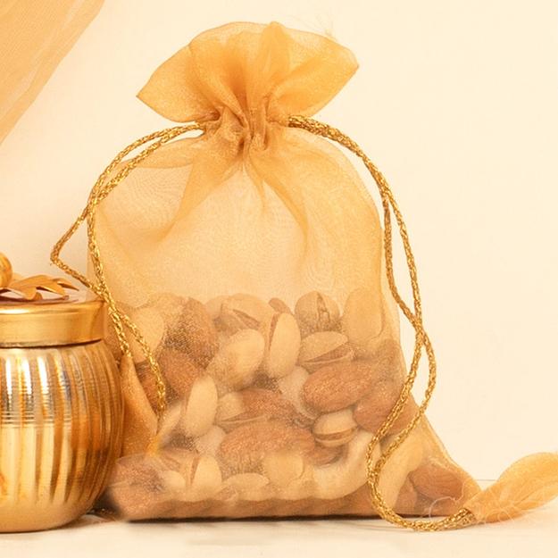 Organza Potli With Mix Dry Fruits 100 g