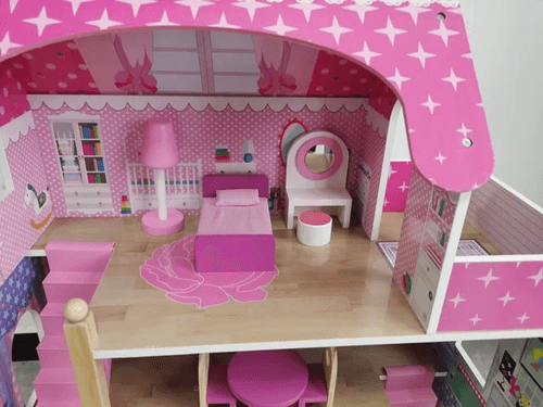 Wooden Dollhouse Pretend Play Toy