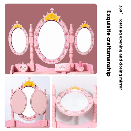 Wooden Dressing Table for Girls pretend playset