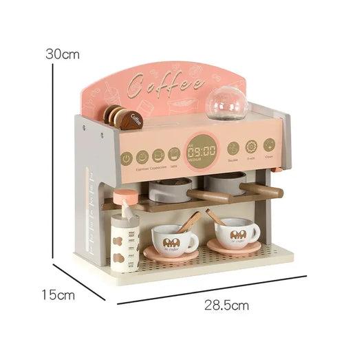 Wooden Coffee Machine Toy