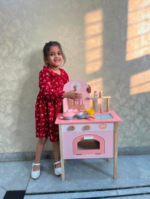 Pink Colorful Kids Kitchen