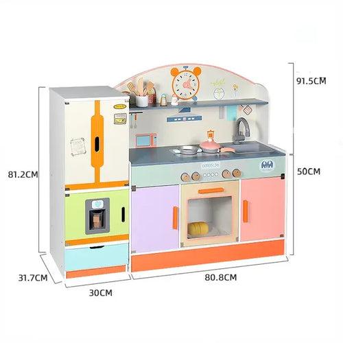 Multicolor Wooden Kitchen Set