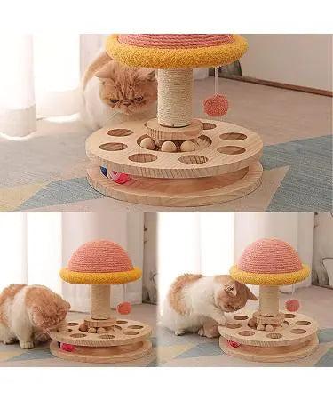 Mushroom Cat Scratching Post