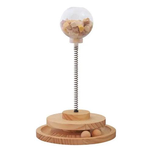 Turntable & Pet Food Dispenser Cat Toy