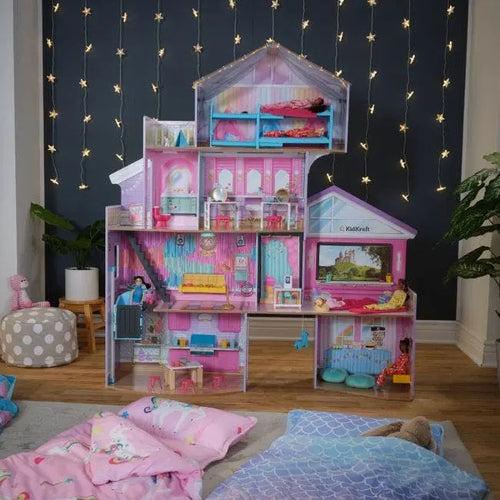 Ultimate Slumber Party Wooden Dollhouse