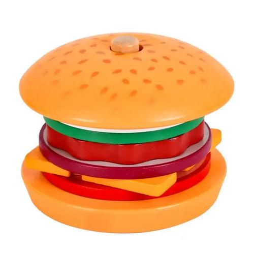 Wooden Burger Stacking Toy
