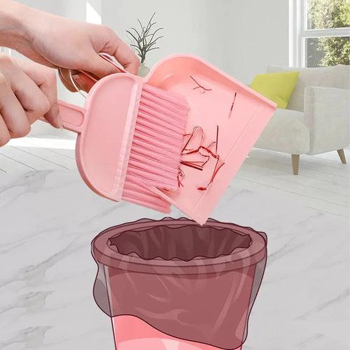 Wooden Cleaning Stand Pink