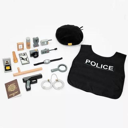 Wooden Police Costume Set