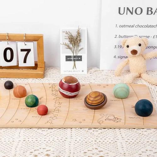 Wooden Solar System Planet Matching Toy