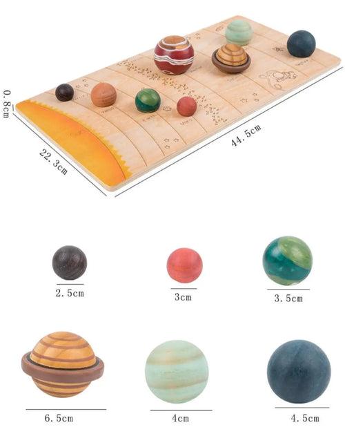Wooden Solar System Planet Matching Toy