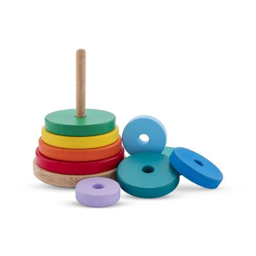 Wooden Round Stacker