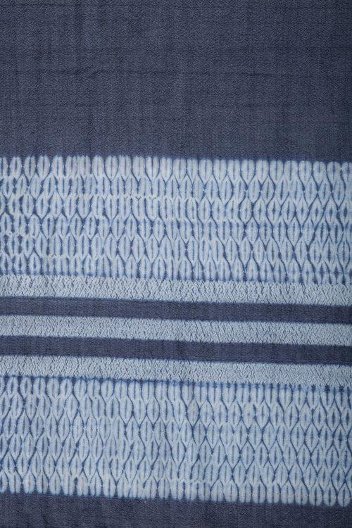 Hand Woven Shibori Wool Stole