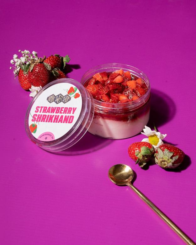 Strawberry Shrikhand