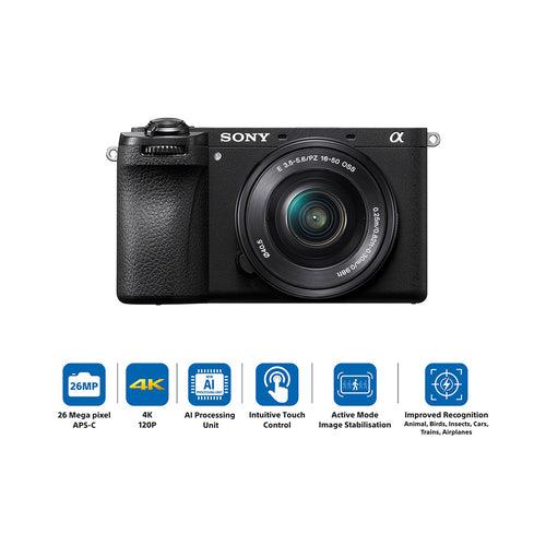 Sony Alpha ILCE-6700L APS-C Interchangeable-Lens Mirrorless Camera (Body + 16-50 mm Power Zoom Lens) | Made for Creators | 26.0 MP | Artificial Intelligence based Autofocus | 4K 60p Recording - Black