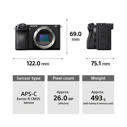 Sony Alpha ILCE-6700L APS-C Interchangeable-Lens Mirrorless Camera (Body + 16-50 mm Power Zoom Lens) | Made for Creators | 26.0 MP | Artificial Intelligence based Autofocus | 4K 60p Recording - Black