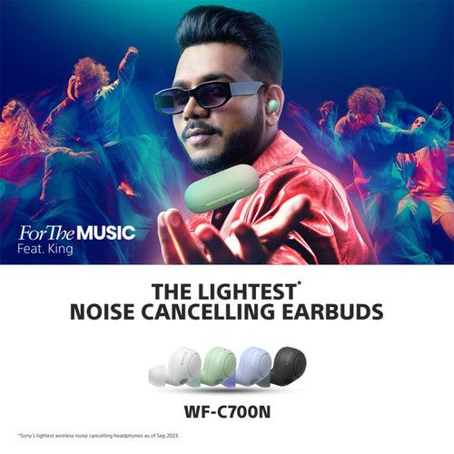 New Sony WF-C700N Bluetooth Lightest Truly Wireless Noise Cancellation In Ear Earbuds, 360 RA, Multipoint Connection, 10 Mins Super Quick Charge, 20hrs Batt Life, IPX4 Ratings, Fast Pair, App Support