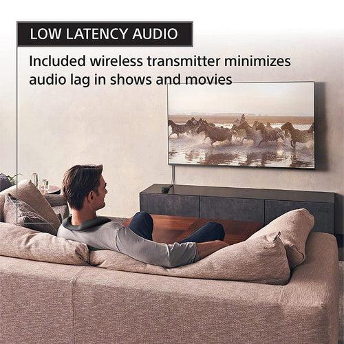 Sony SRS-NS7 Wireless Neckband Bluetooth Speaker with Personalized Home Theater Audio, Built-in mic, 12 Hours of Battery Life, IPX4 Splash-Resistant, and Included Wireless TV Adaptor WLA-NS7