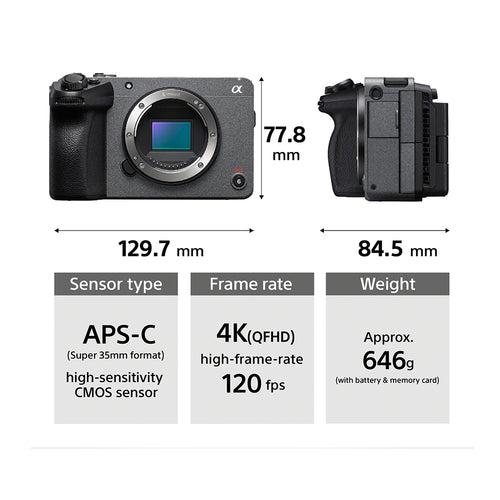 Sony Cinema Line FX30 Super 35 | Compact camera for Filmmaking | 4K120P | S-Cinetone | Dual Base ISO