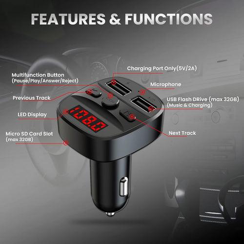 WeCool WeCool Smart T60 Bluetooth FM Transmitter for Car