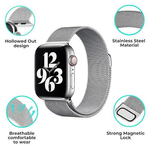 WeCool Stainless Steel Straps for iWatch-Grey