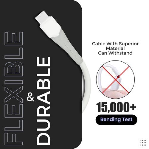 WeCool Unbreakable 3 in 1 Charging Cable - White