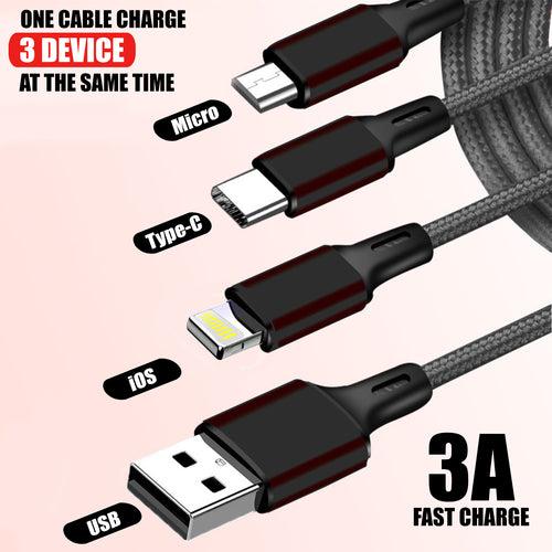 WeCool 3 in 1 Fast Charging Cables