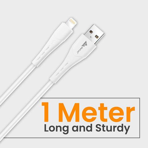 WeCool Lightning iPhone Charging Cables - White