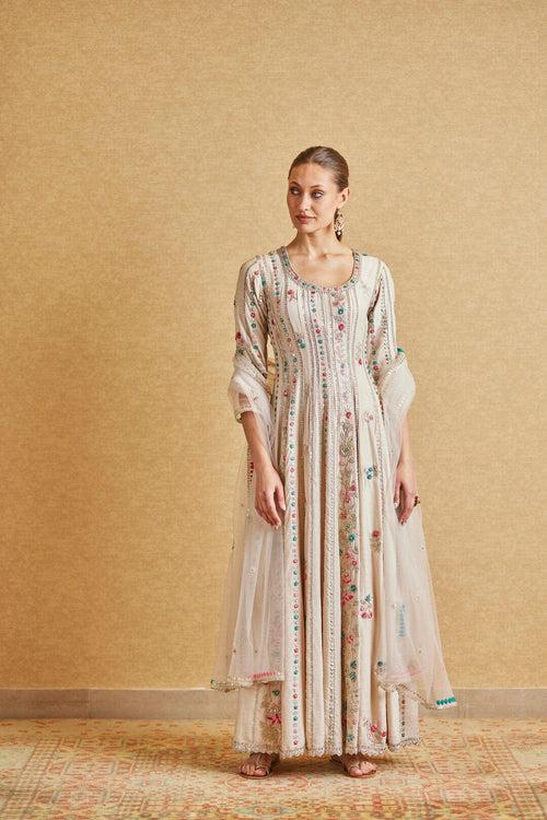 Pearl Embroidered Anarkali