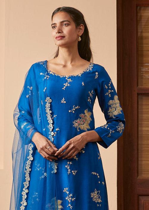 Leher Embroidered Kurta Set