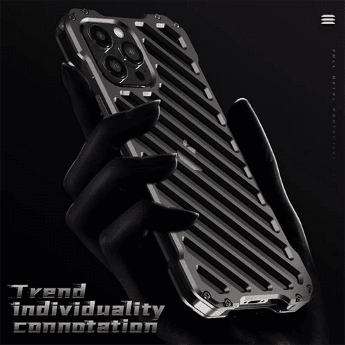 Halo Aircraft Aluminium Alloy Grill Case For iPhone 14 Series