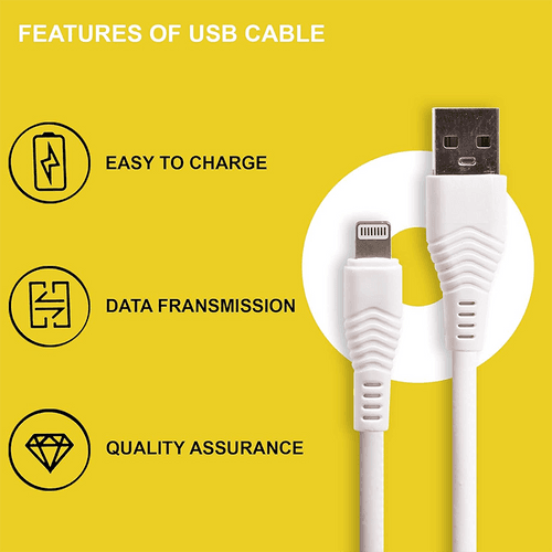 Lightning to USB A Data Sync & Charging Cable Compatible with iPhone, iPad Air, iPad Mini