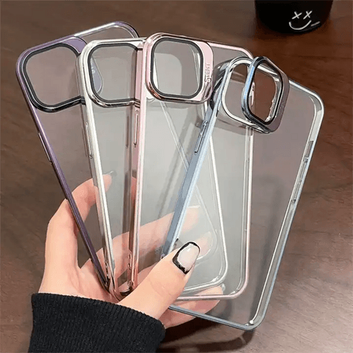 Versatile Metal Exterior Camera Kickstand Stent Case For iPhone 12 Series