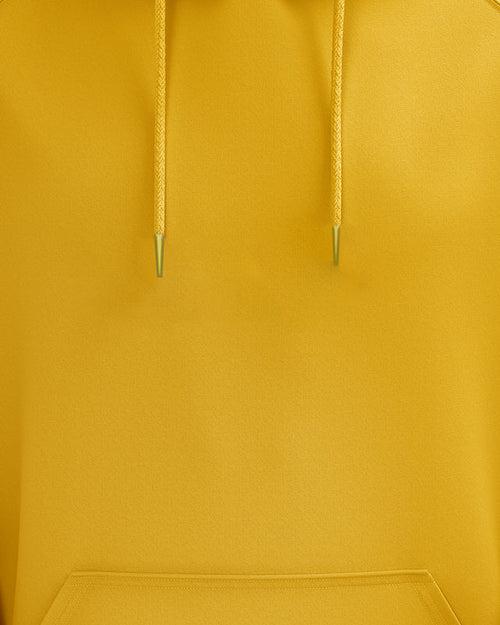 Sale-Golden Yellow Basic All Season Hoodie