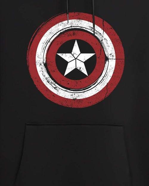 Official Marvel Captain America Retro Logo Hoodie