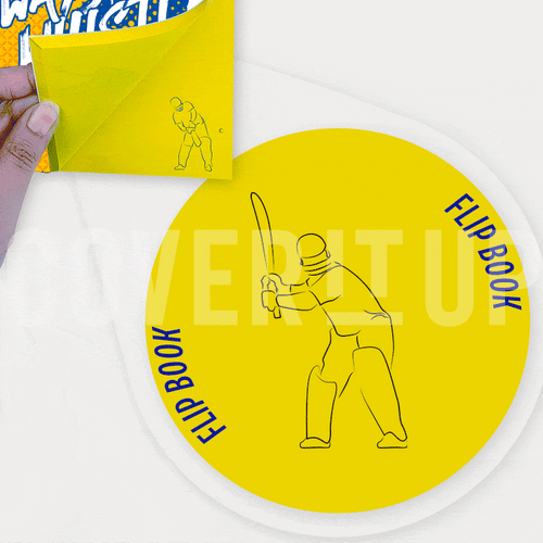 Official Chennai Super Kings CSK 101 Ways to Whistle Flip Note book