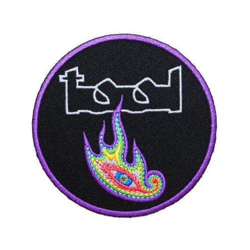 Tool Flaming Eye Embroidered Patch