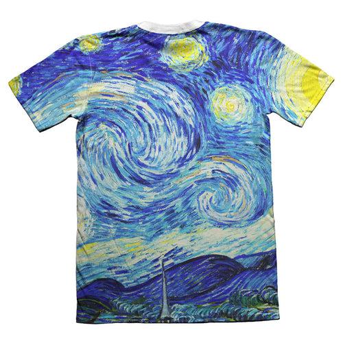 Van Gogh Starry Nights Cotton Tshirt