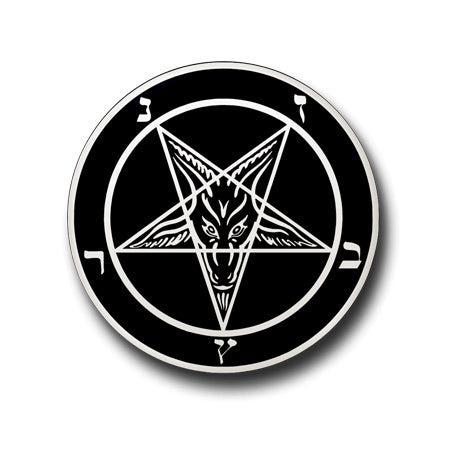 Baphomet Goat Button Badge + Fridge Magnet