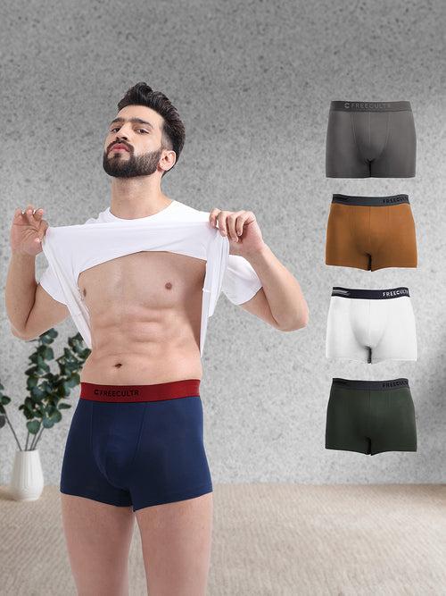 Men's Anti-Bacterial Micro Modal Trunk with Luxury (Pack of 5)