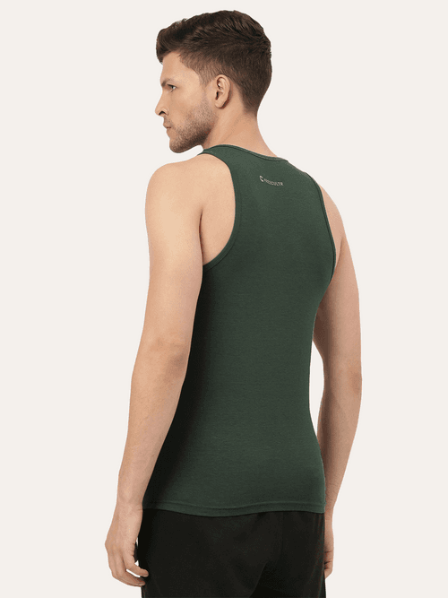 Twin Skin Organic Bamboo Vest - Comfort Fit (Pack Of 1)