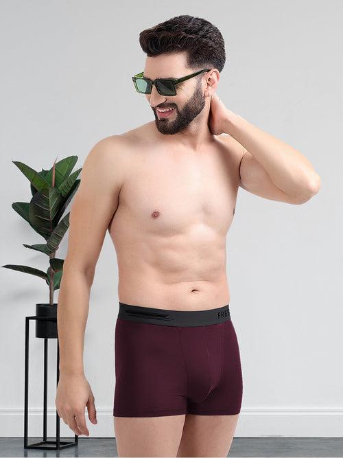 Men's Anti-Bacterial Micro Modal Plain Trunk (Pack of 4)