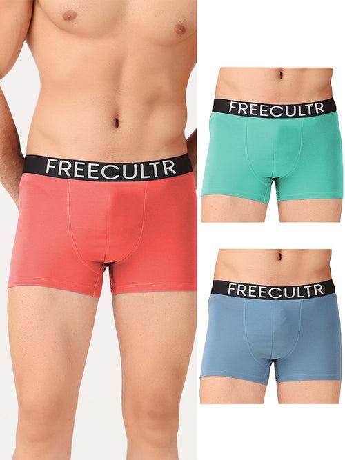 Men's Organic Cotton Trunks Pack of 3