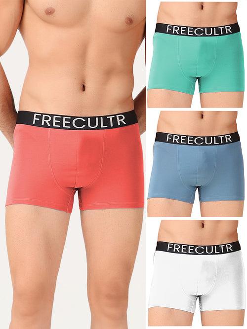 Men's Organic Cotton Trunks Pack of 4