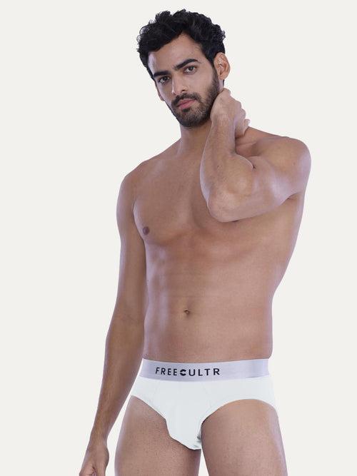 Men's Anti-Bacterial Micro Modal Briefs with Silverfox Waistband (Pack of 1)