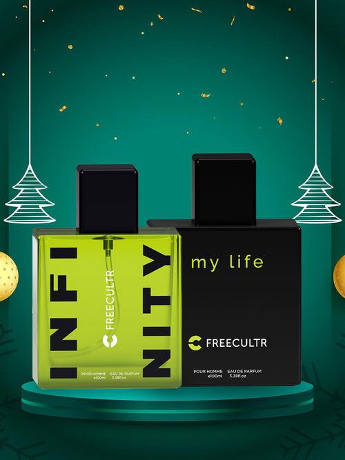 Luxury Perfume Gift Set For Men - My Life-100 ML & Infinity-100 ML